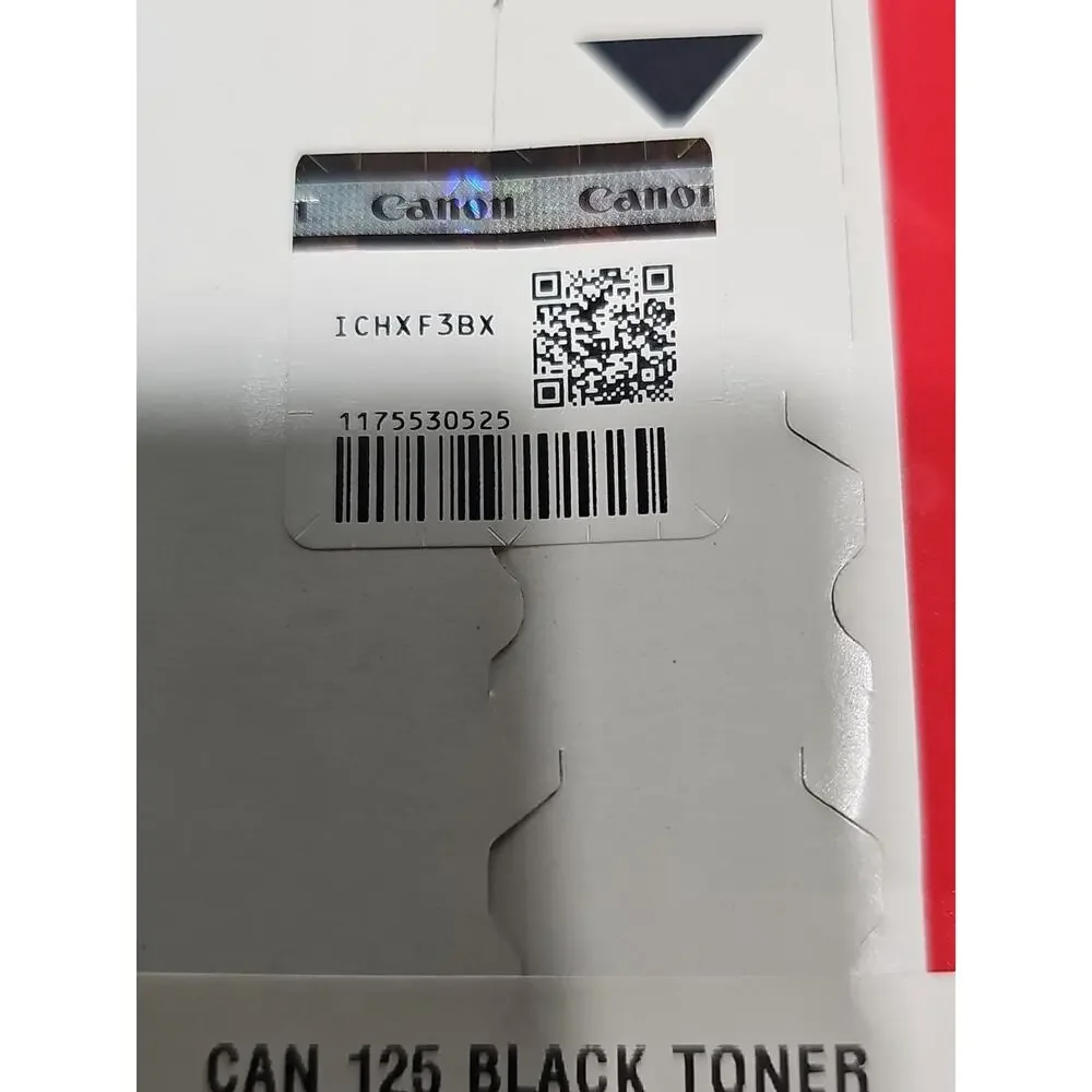 GENUINE CANON (3484B001) 125 BLACK STANDARD YIELD TONER CART LBP6000 DAMAGE BOX